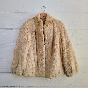 Vintage Rabbit Fur Coat